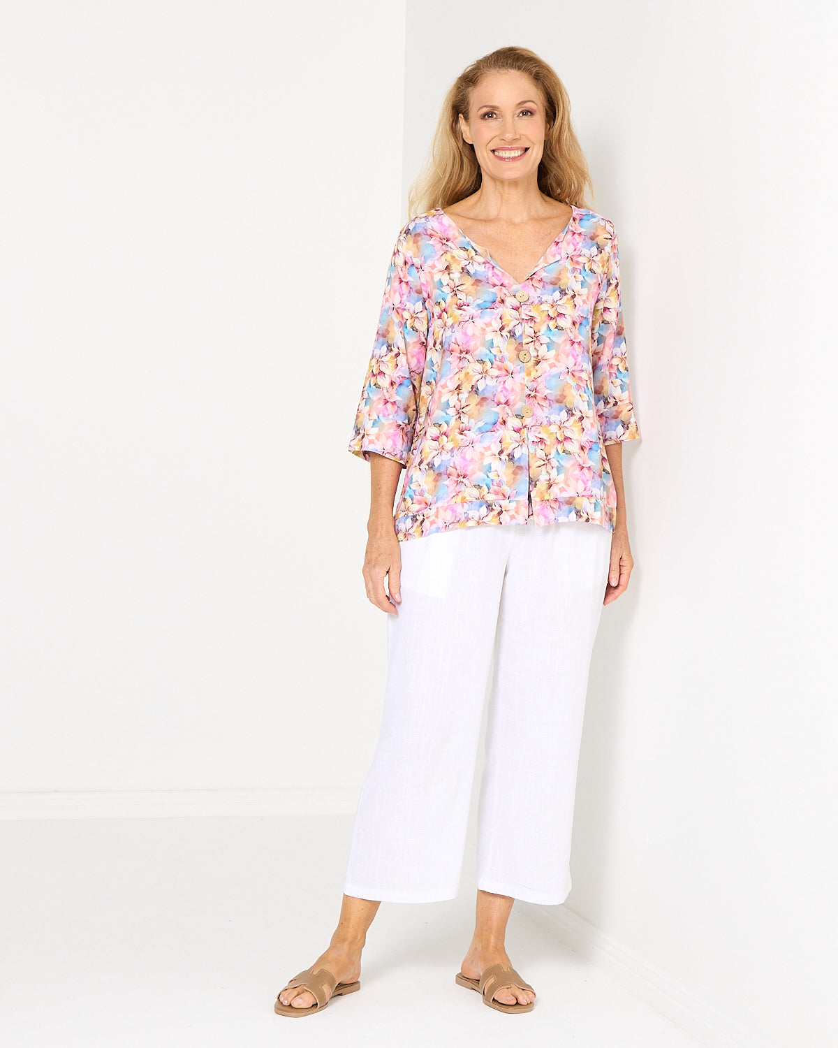 Mahri Top - Petal Bloom