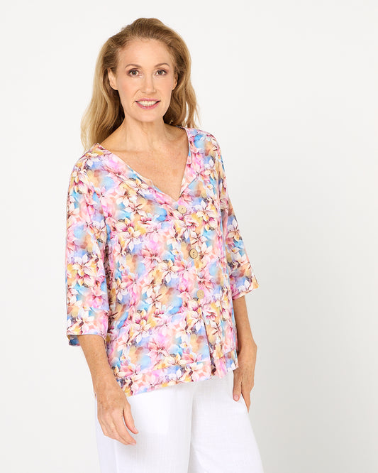 Mahri Top - Petal Bloom