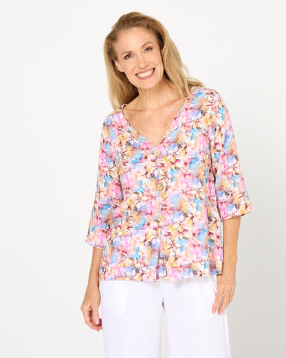 Mahri Top - Petal Bloom