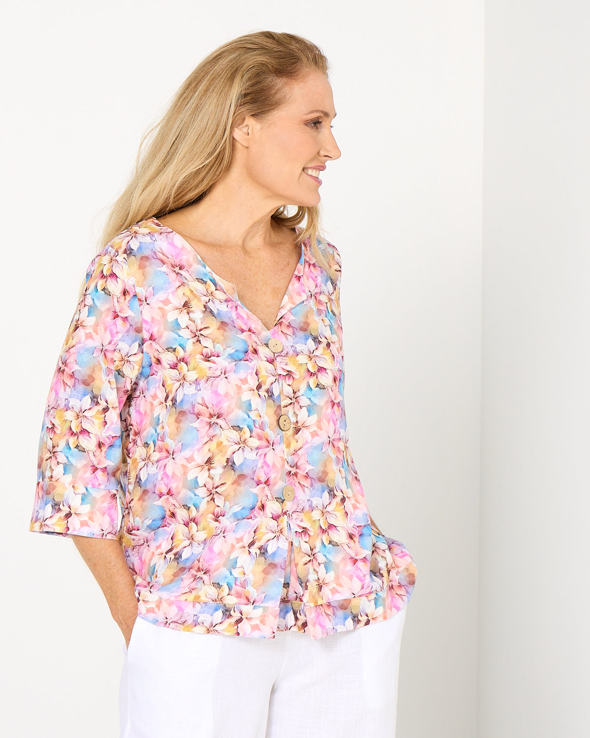 Mahri Top - Petal Bloom