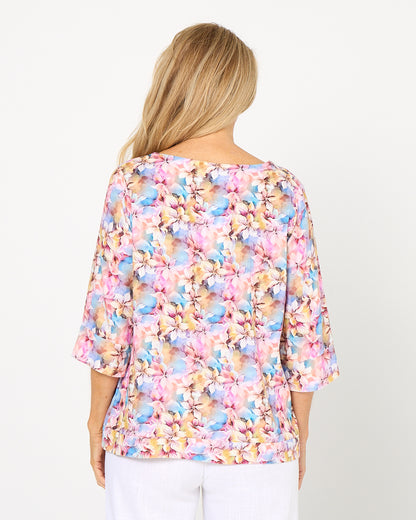 Mahri Top - Petal Bloom