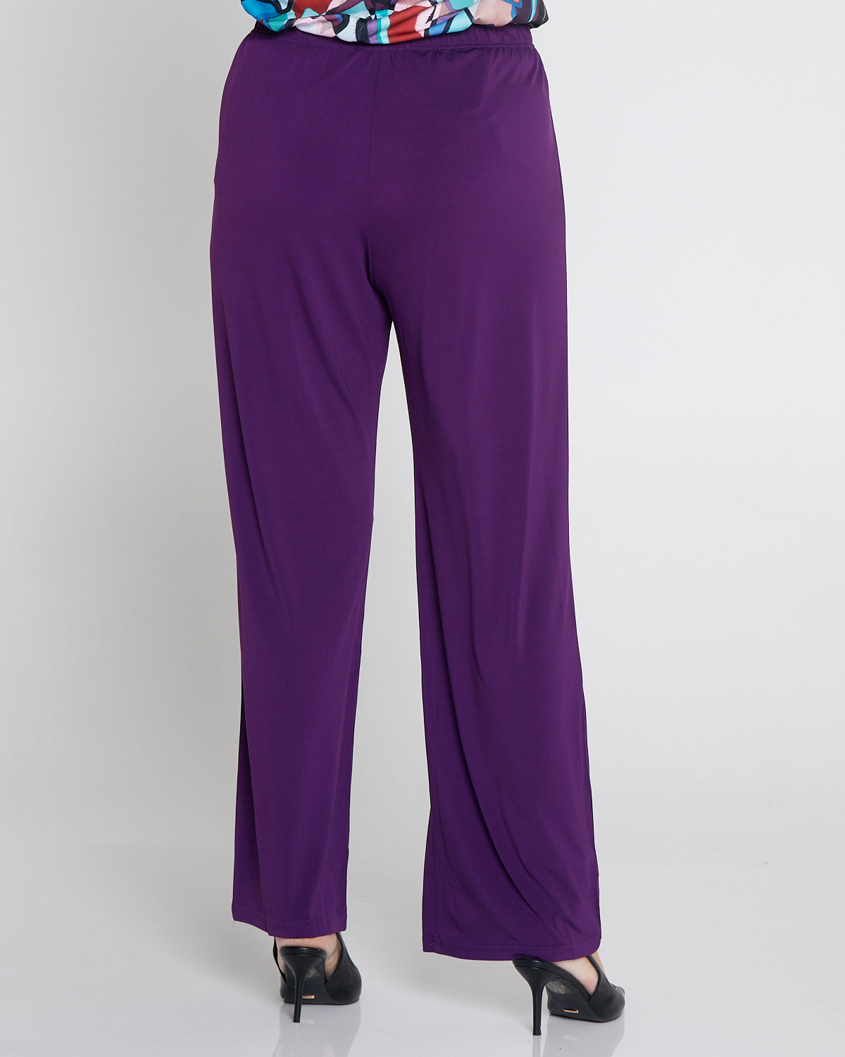 Krista Wide Leg Pants - Purple