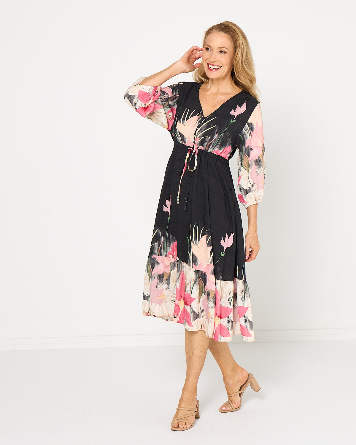 Rosalie Dress - Midnight Bloom