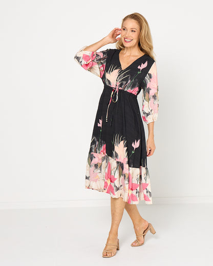 Rosalie Dress - Midnight Bloom