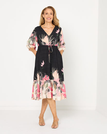Rosalie Dress - Midnight Bloom