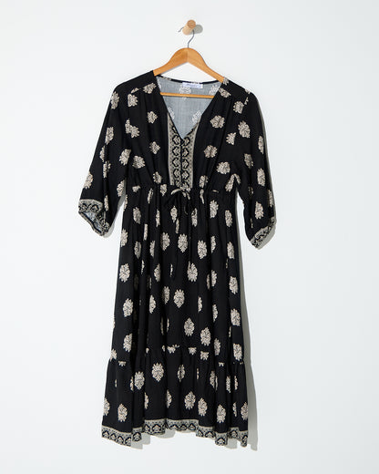 Rosalie Dress - Mandala Print