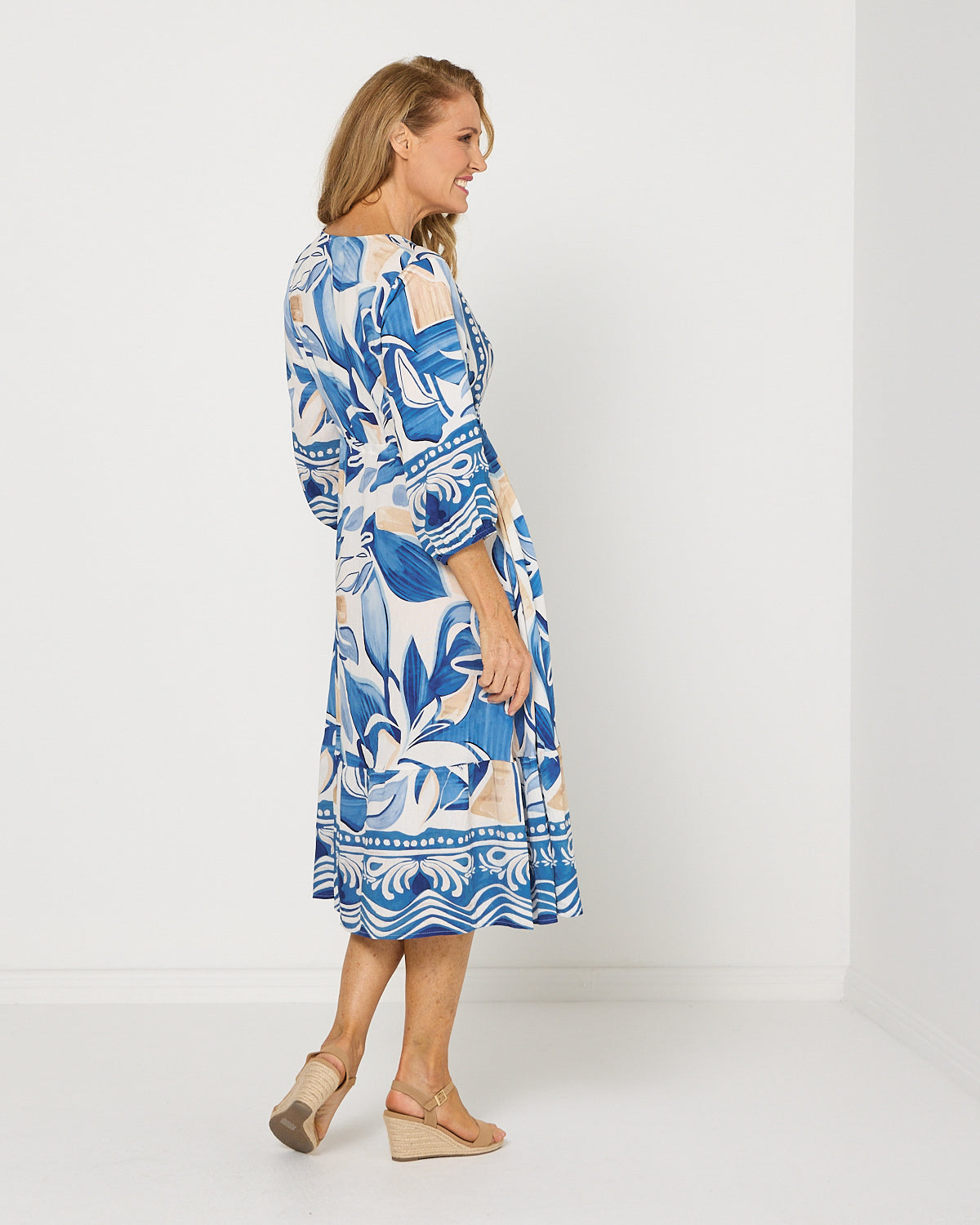 Rosalie Dress - Cove Blue
