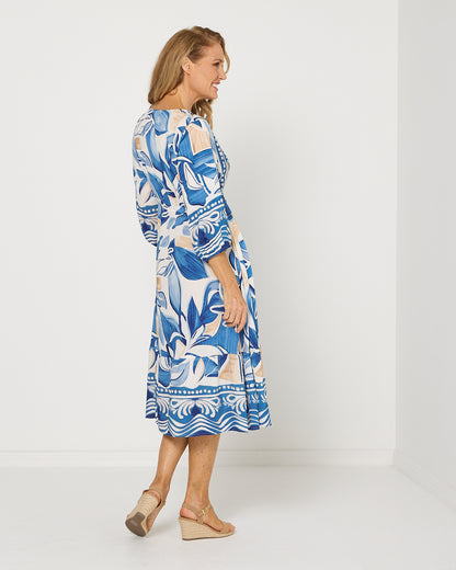 Rosalie Dress - Cove Blue