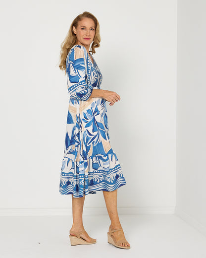 Rosalie Dress - Cove Blue
