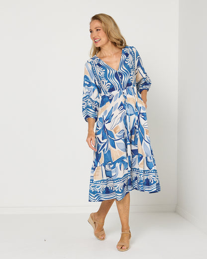 Rosalie Dress - Cove Blue