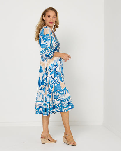 Rosalie Dress - Cove Blue