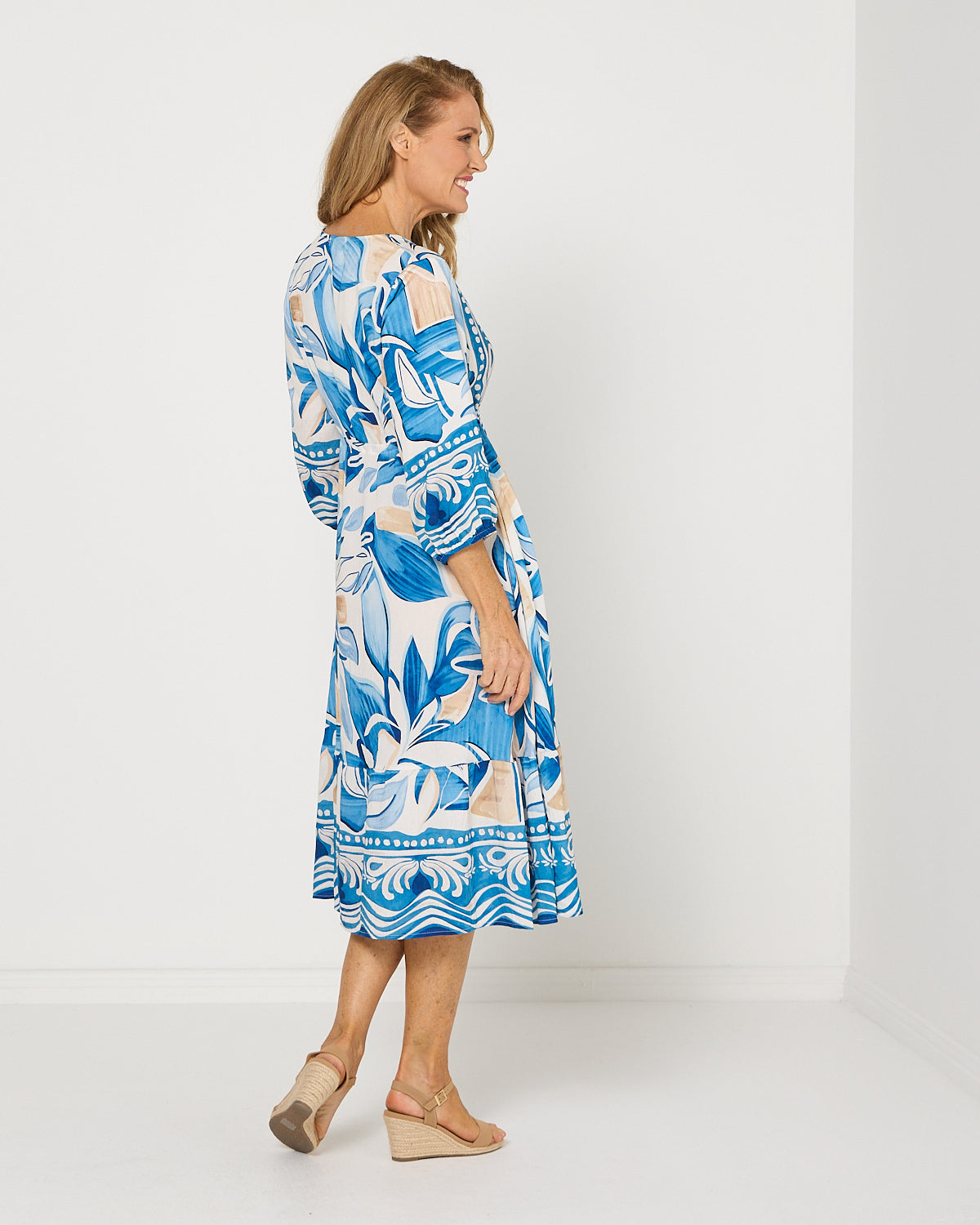 Rosalie Dress - Cove Blue