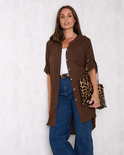 Scarlett Petite Tote - Leopard Print