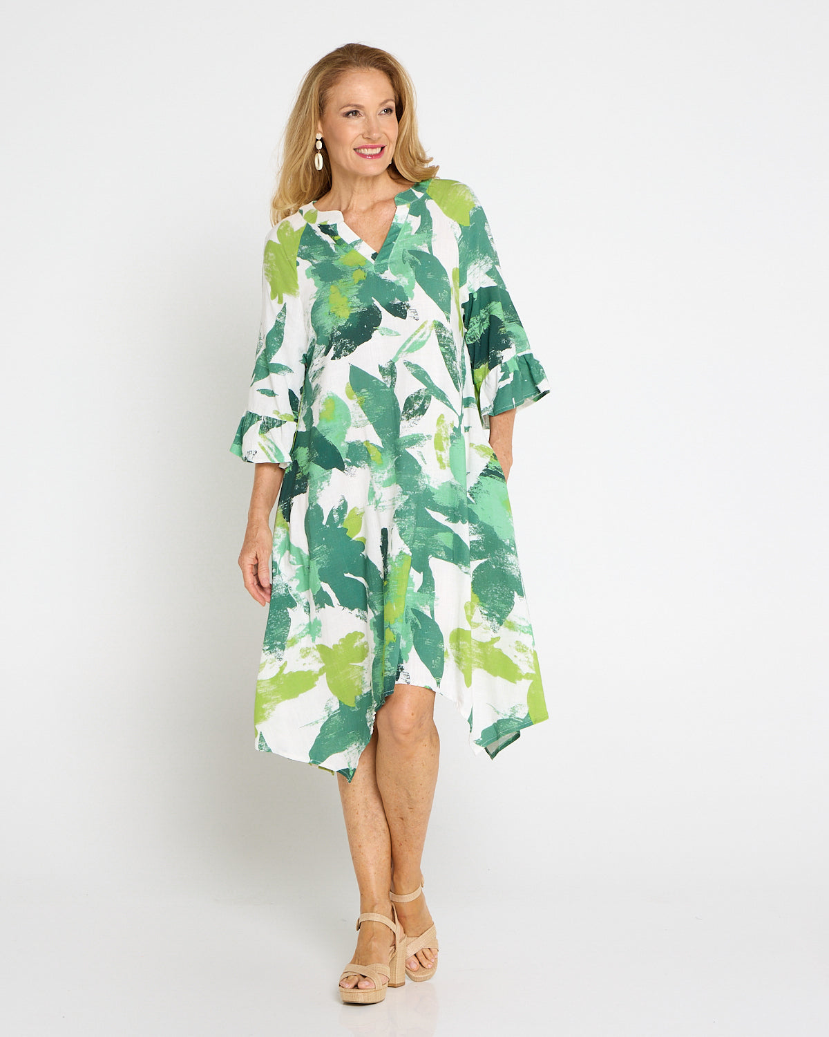 Amadi Dress - Verdant Green