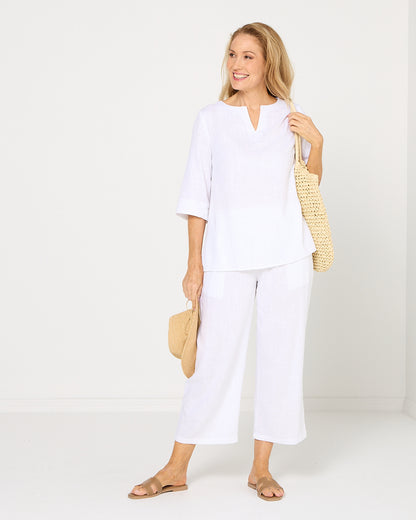 Positano Pant - White
