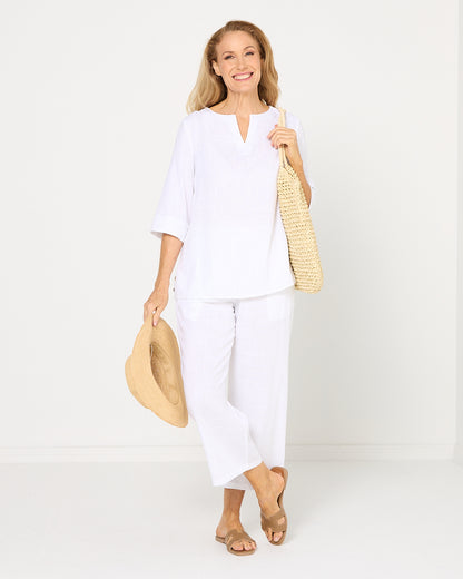 Positano Pant - White