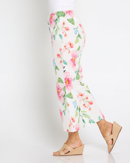 Cillian Pant - Ivory/Pink Bouquet