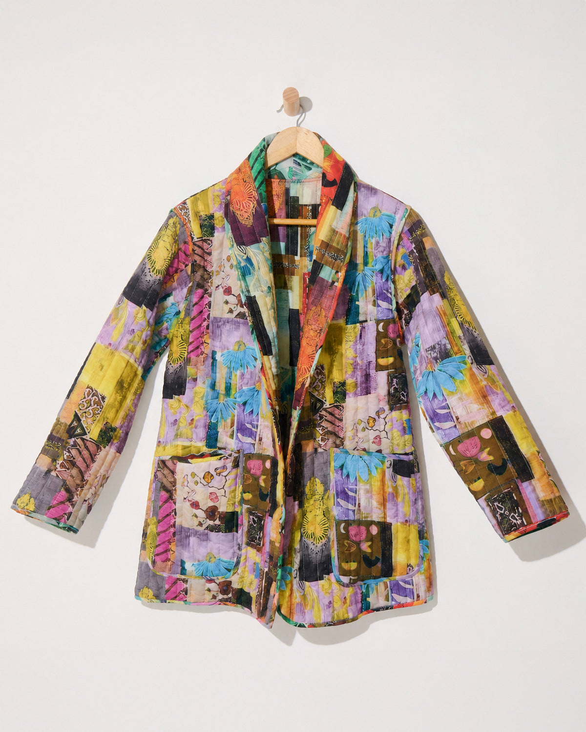 Quinn Reversible Quilted Jacket - Multi Patch