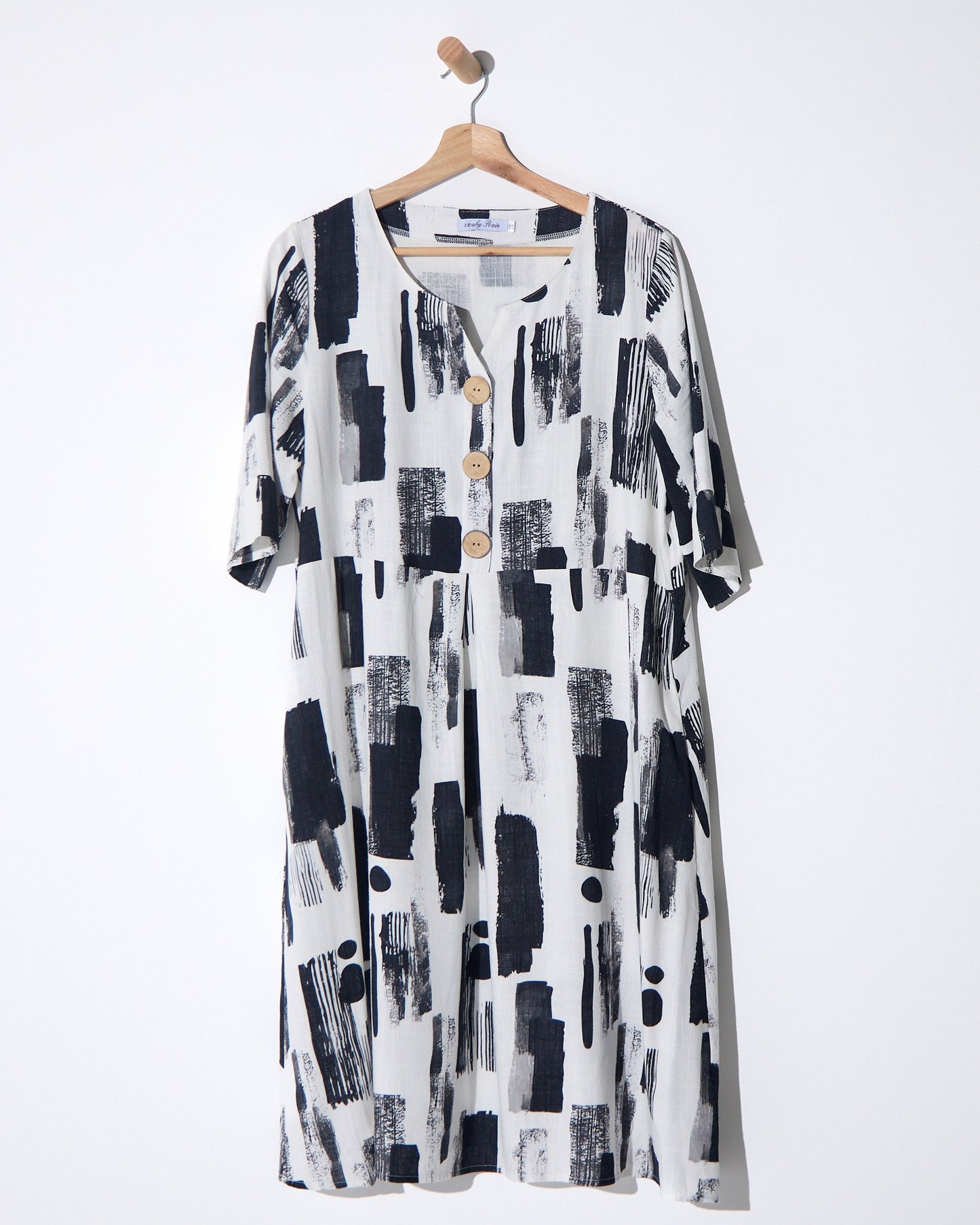 Jovie Dress - Ink Wash
