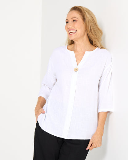 Florence Top - White