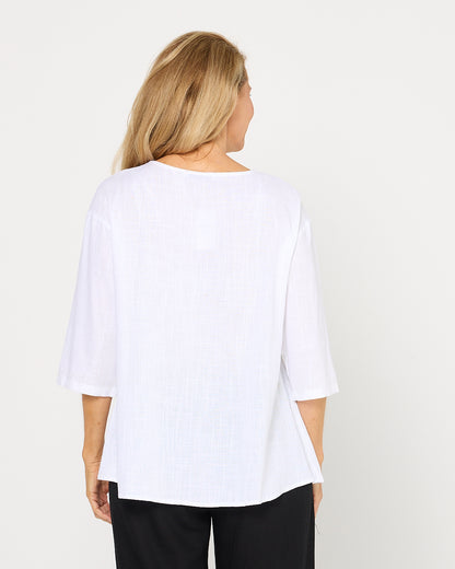 Florence Top - White
