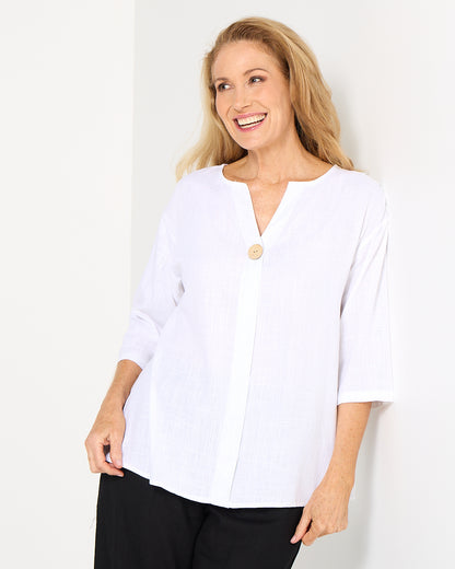 Florence Top - White