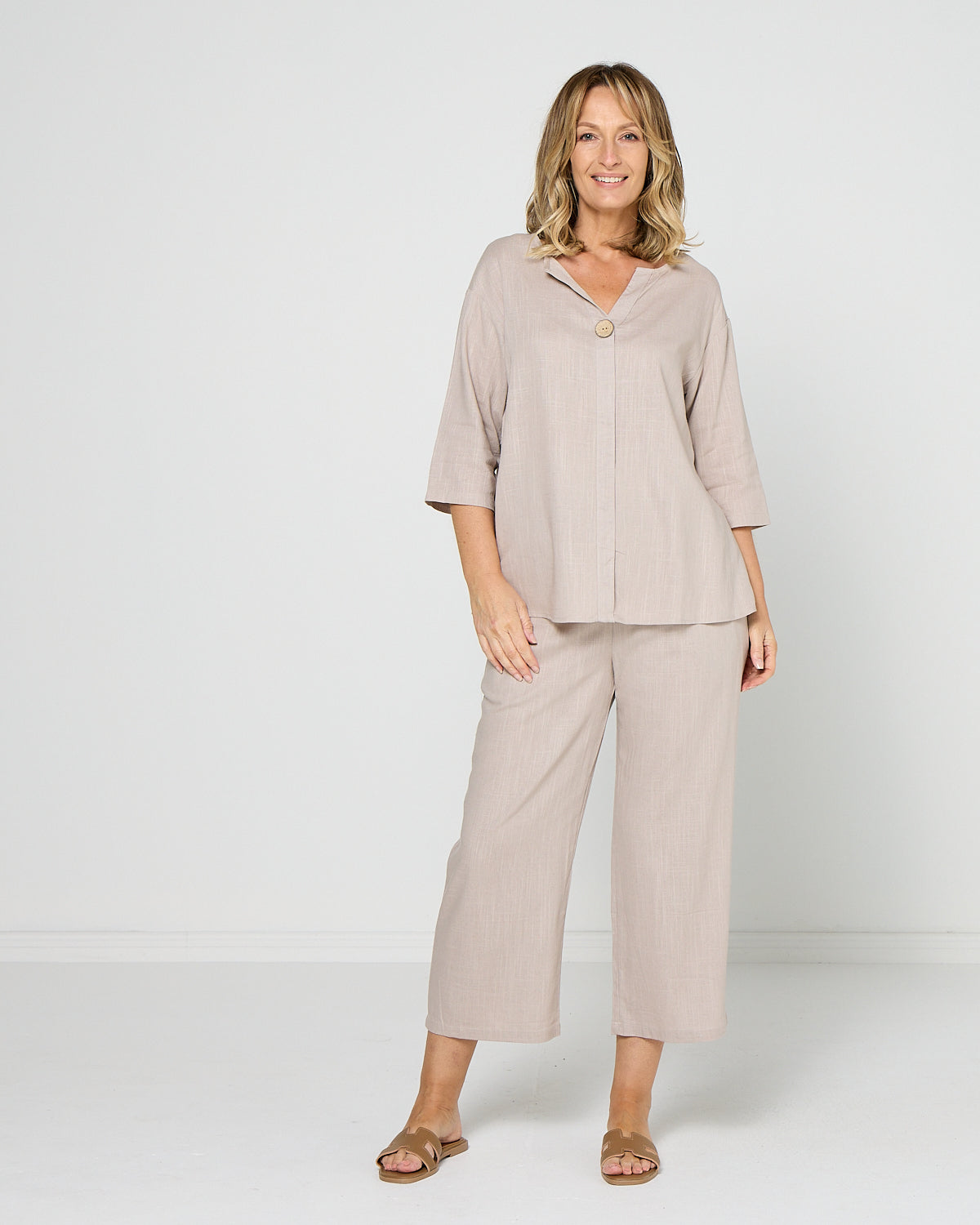 Positano Pant - Stone