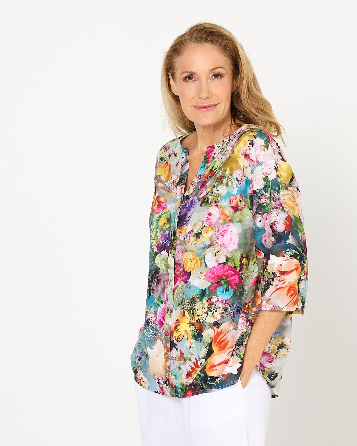 Florence Top - Botanical Bloom