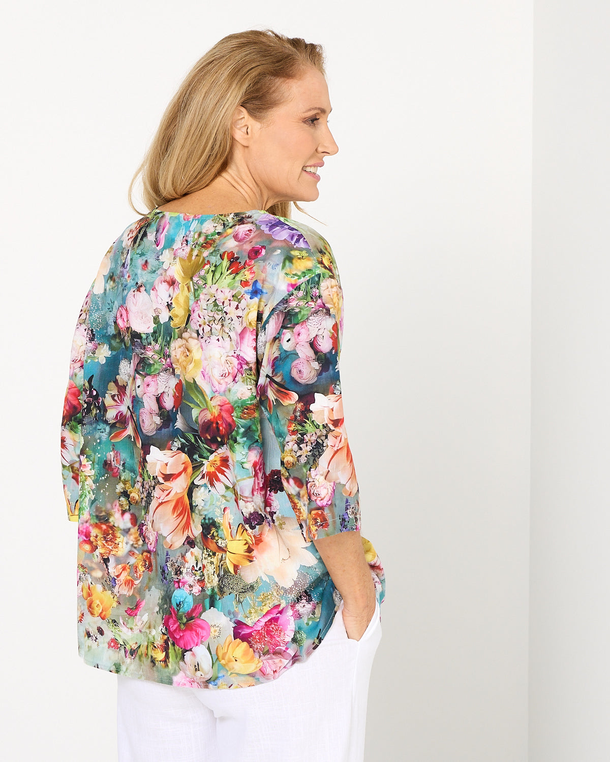 Florence Top - Botanical Bloom