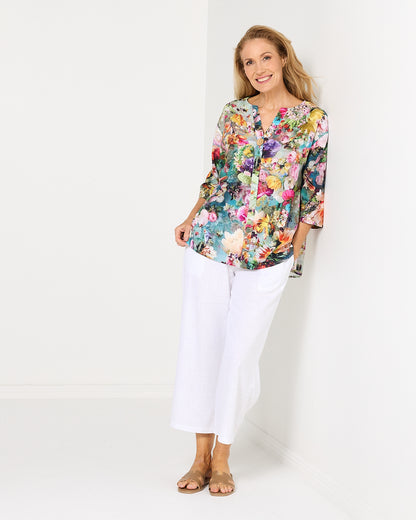 Florence Top - Botanical Bloom