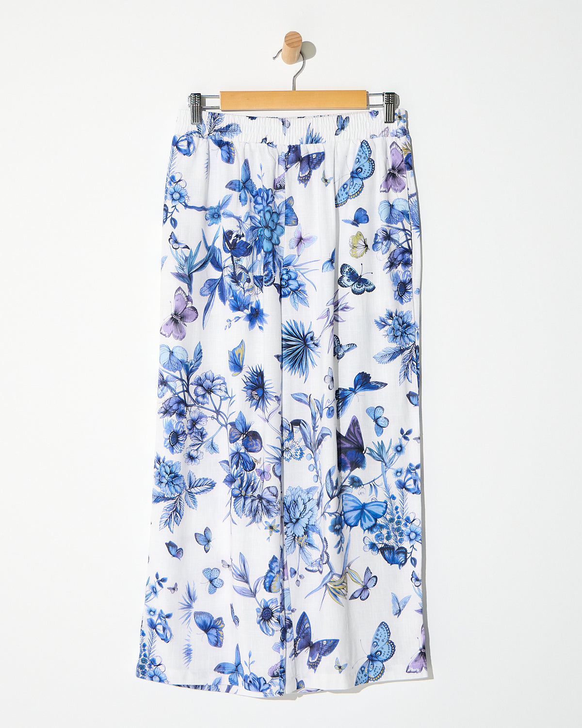 Positano Pant - Blue Butterfly