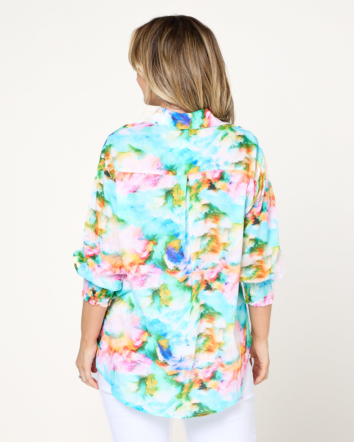 Cora Printed Blouse - Multi Colour