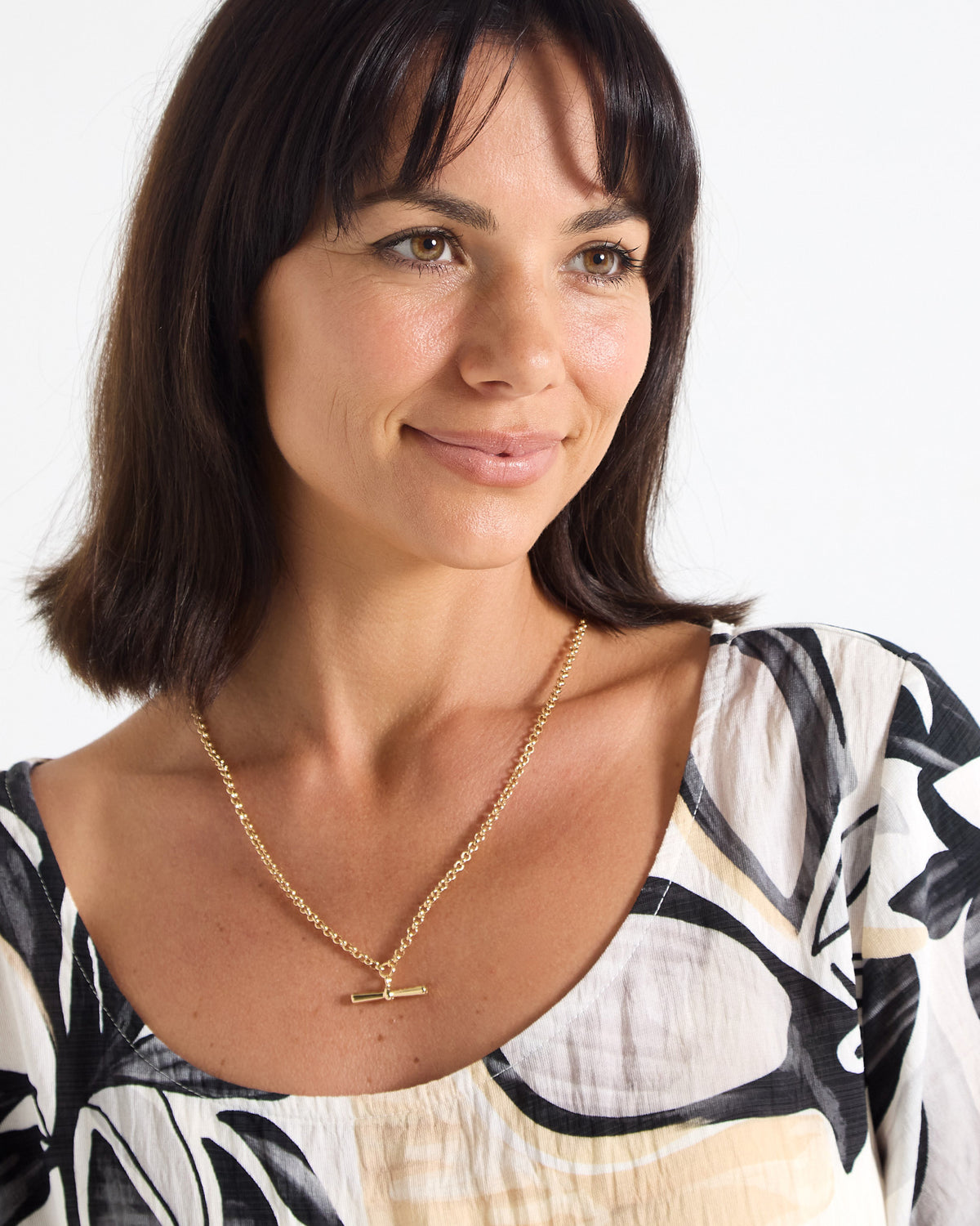 Prescott Bar Necklace - Gold