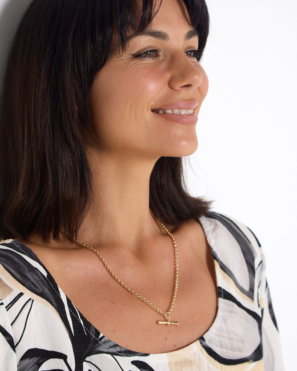 Prescott Bar Necklace - Gold
