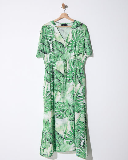 Sterling Dress - Emerald Palms