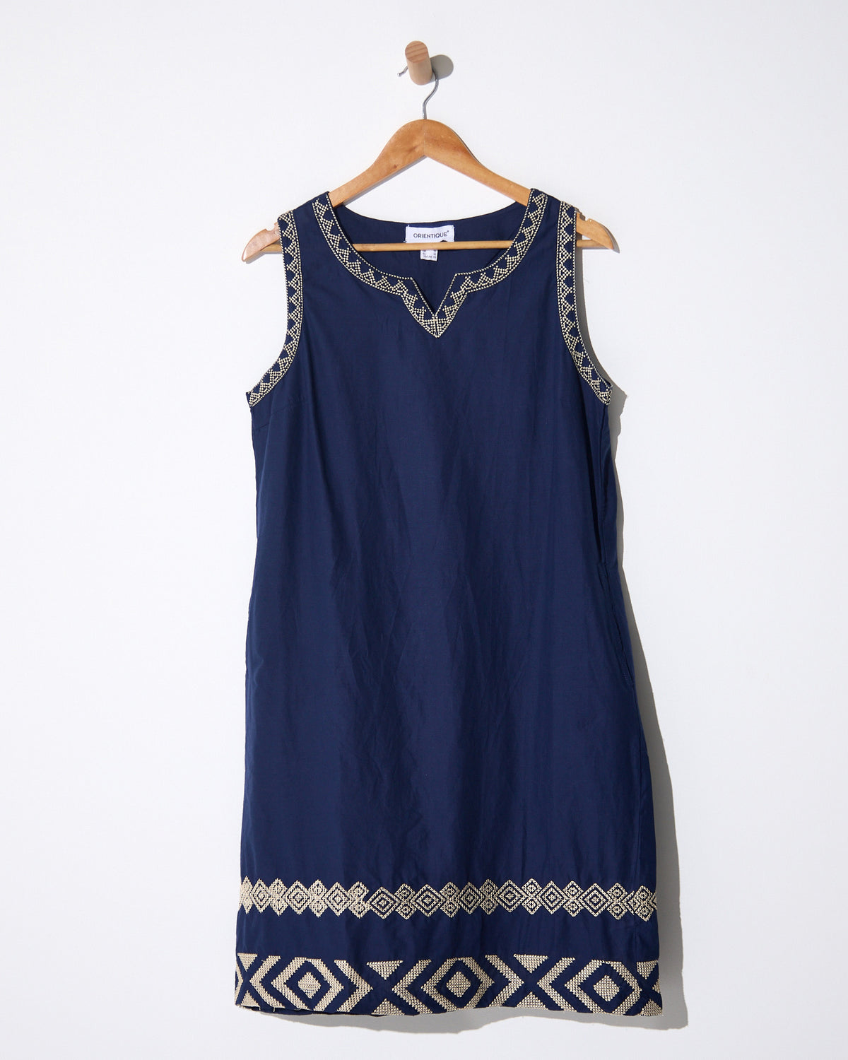Caspian Dress - Navy