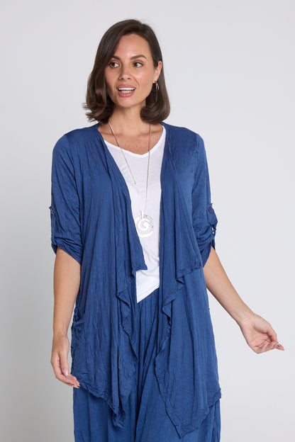 Teegan Crush Cardigan - Denim