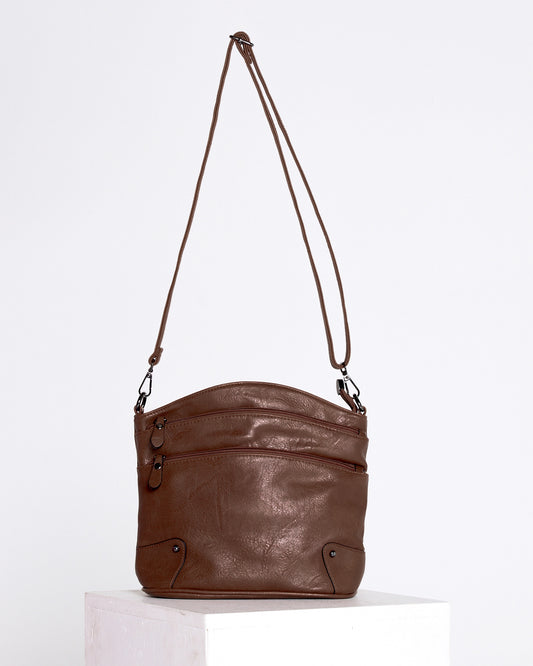 Norbiton Zip Bag - Brown