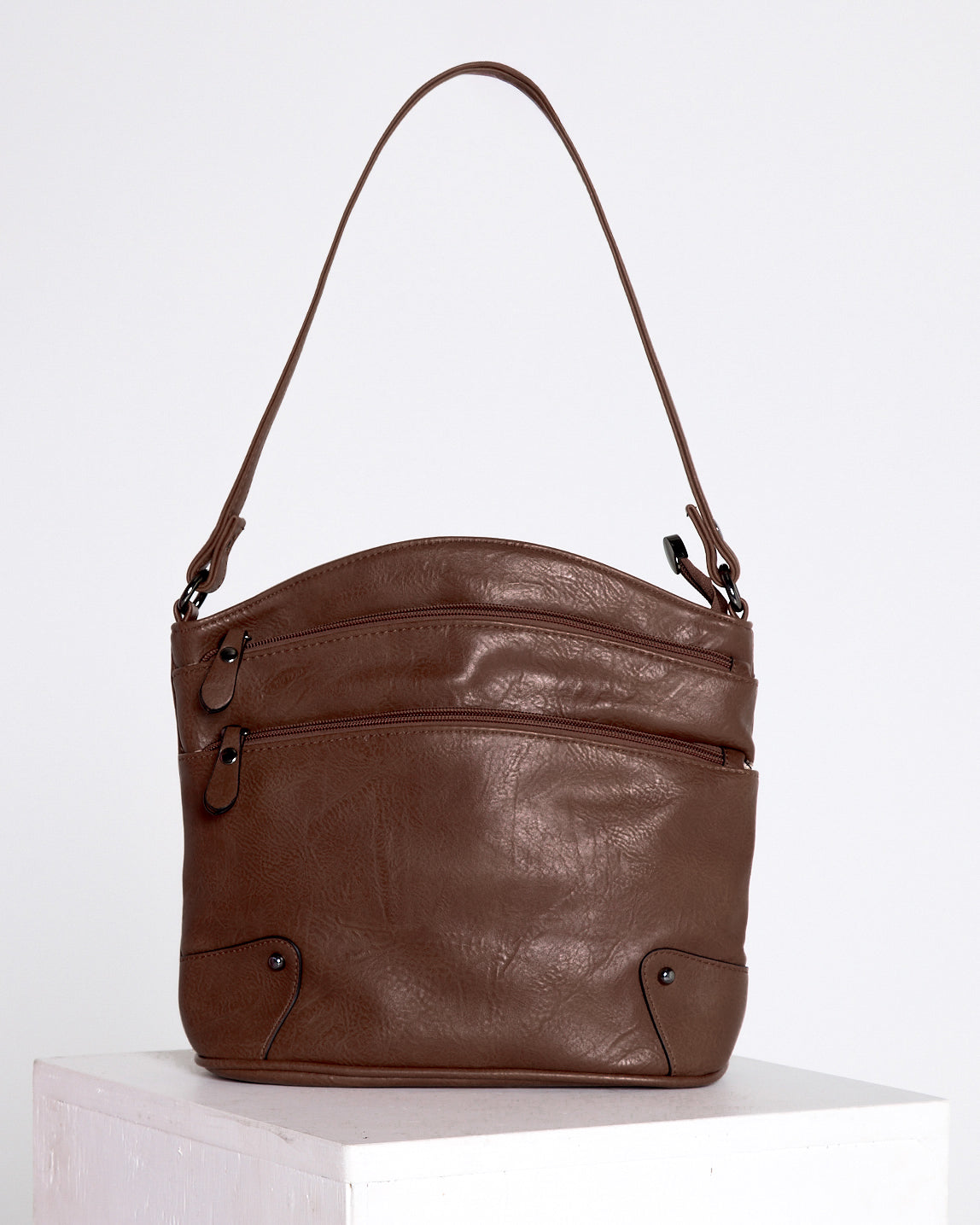 Norbiton Zip Bag - Brown