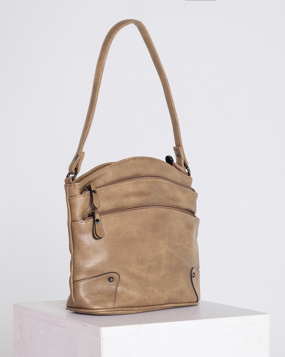 Norbiton Zip Bag - Camel