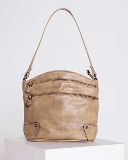 Norbiton Zip Bag - Camel