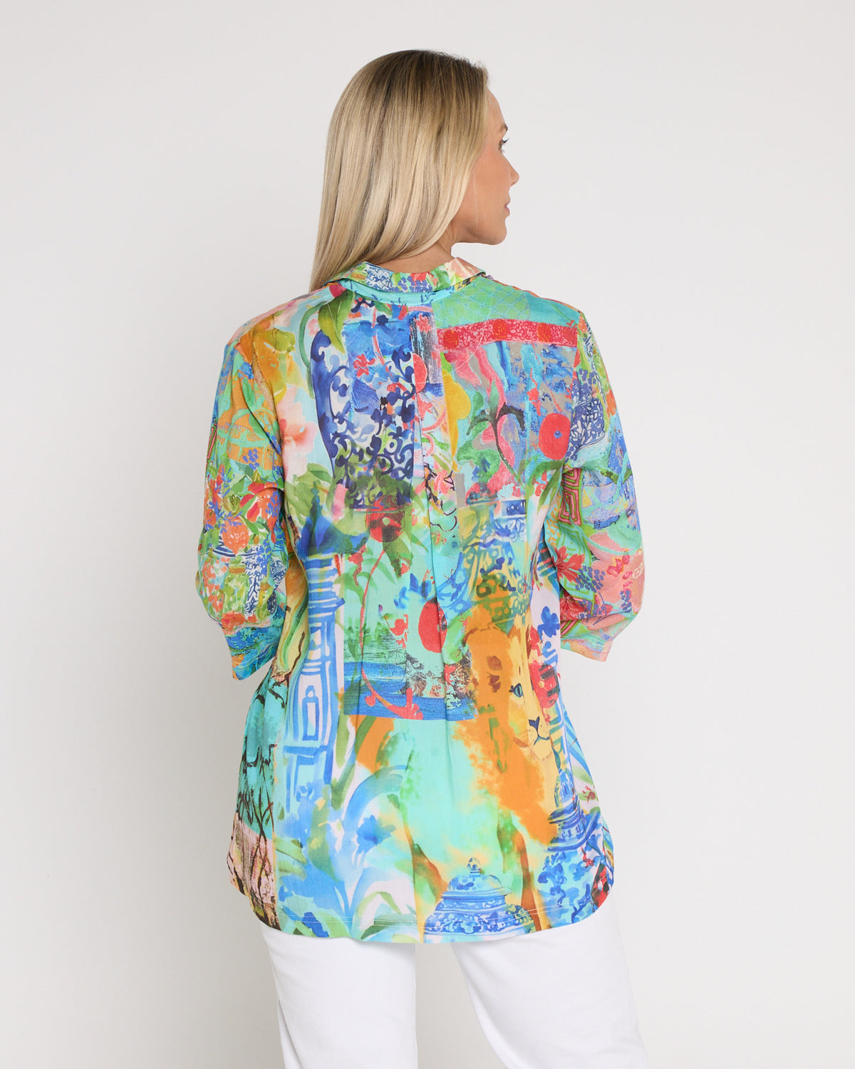 Digital Collared Shirt - Mount Fuji