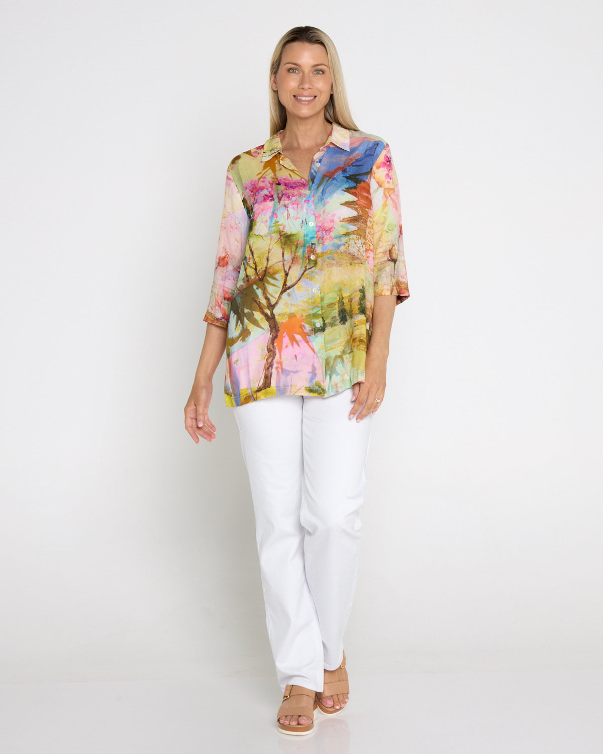 Digital Collared Shirt - Scenic