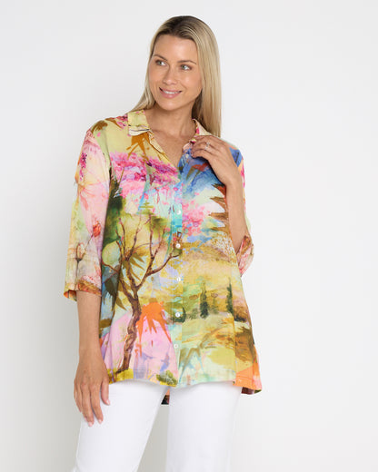 Digital Collared Shirt - Scenic