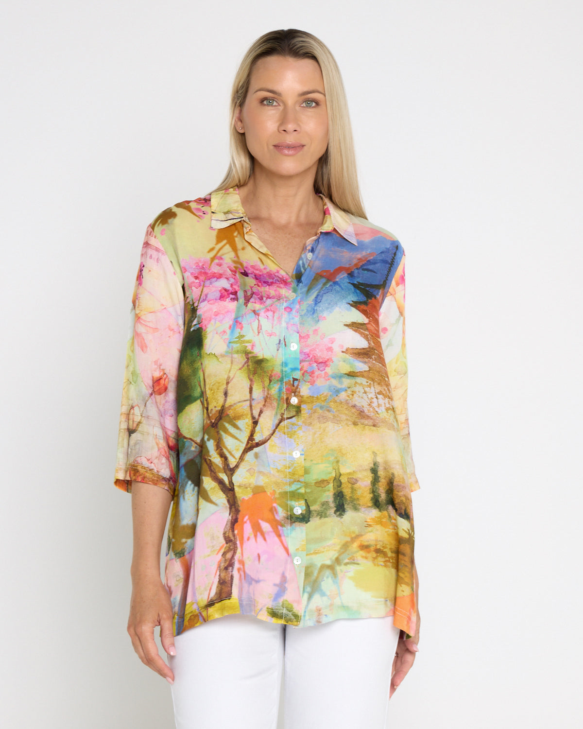 Digital Collared Shirt - Scenic