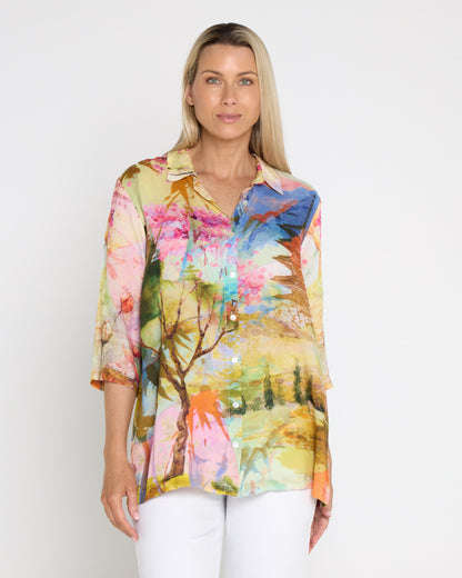 Digital Collared Shirt - Scenic