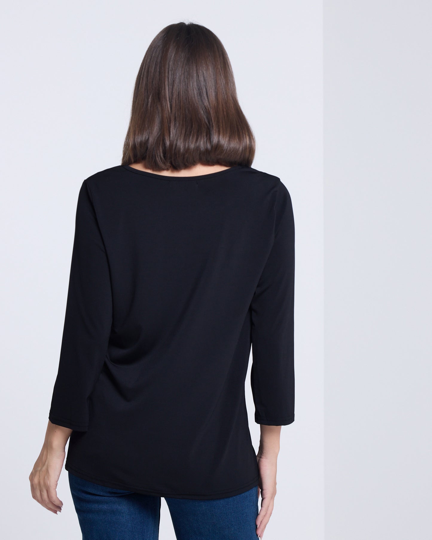 Camden Stretch Top - Black