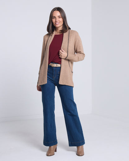 Ren Knit Cardi - Caramel