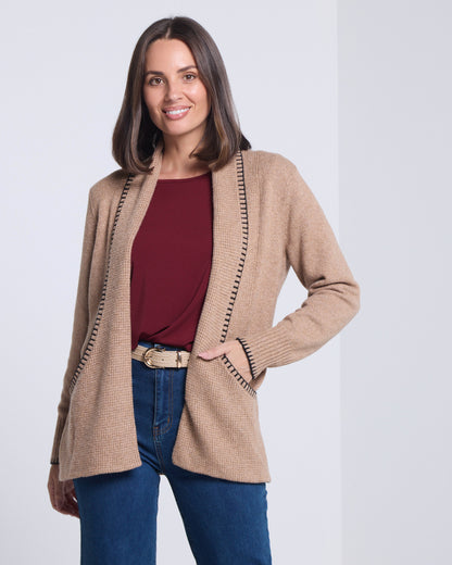 Camden Stretch Top - Burgundy
