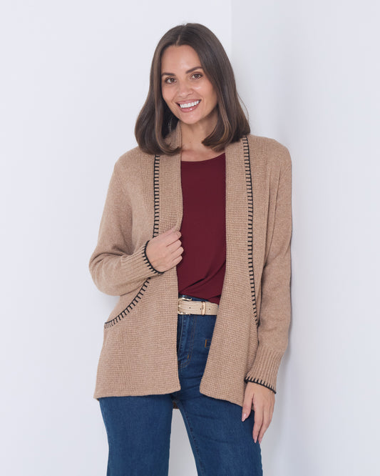 Ren Knit Cardi - Caramel